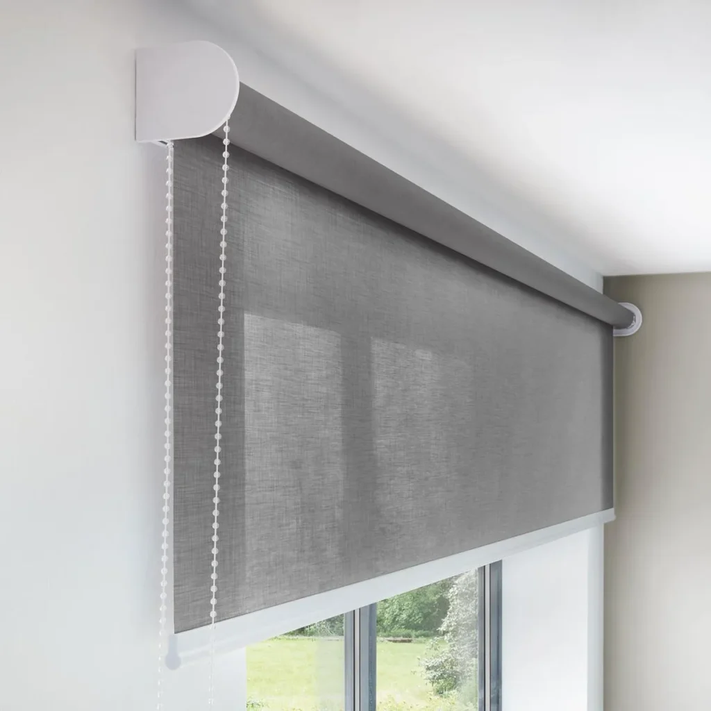 dark-grey -roller-blind